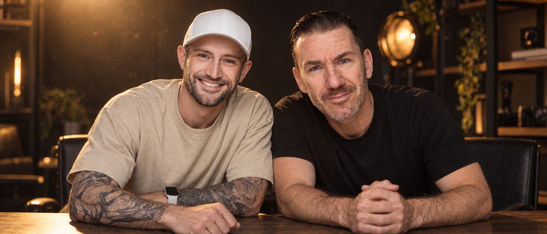 Calvin Hollywood und Sebastian Bässler